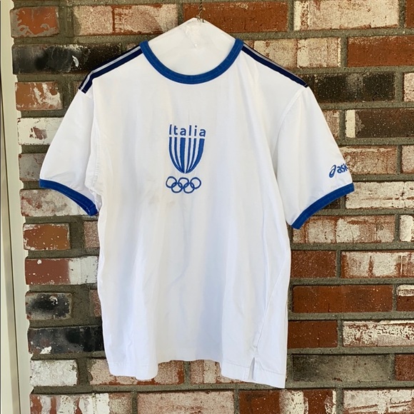 ASICS Italia Team Olympics Shirt Size Medium ⚽️🥅